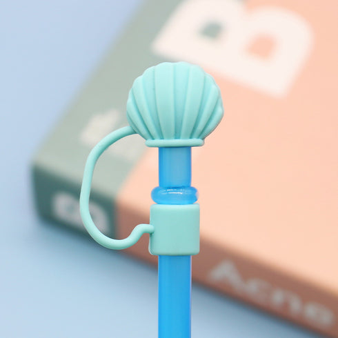 Cute Cartoon Silicone Straw Cap Dust PlugTumbler Straw Toppers for Tumblers, Dust-Proof Drinking Straw Caps for Reusable Straws Tips